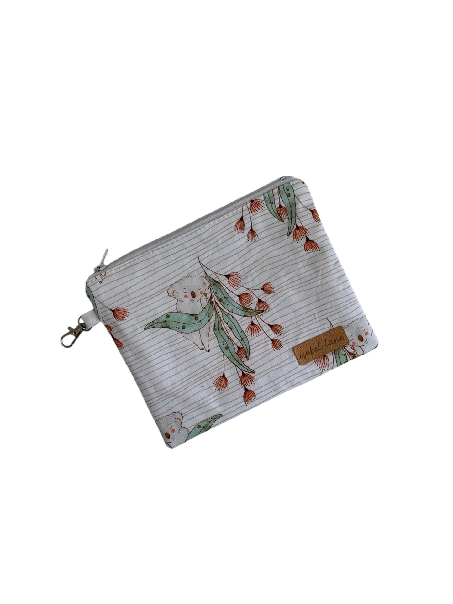 Sleep Koala Cotton Zipper Pouch