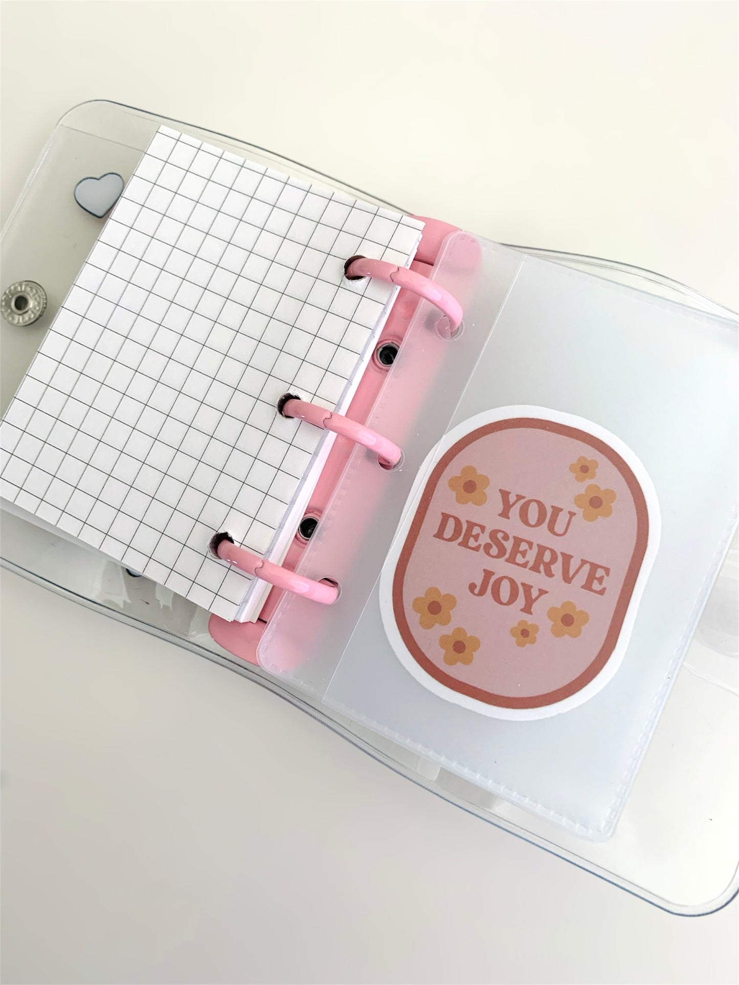 Highland Cow Pink Mini Notebook