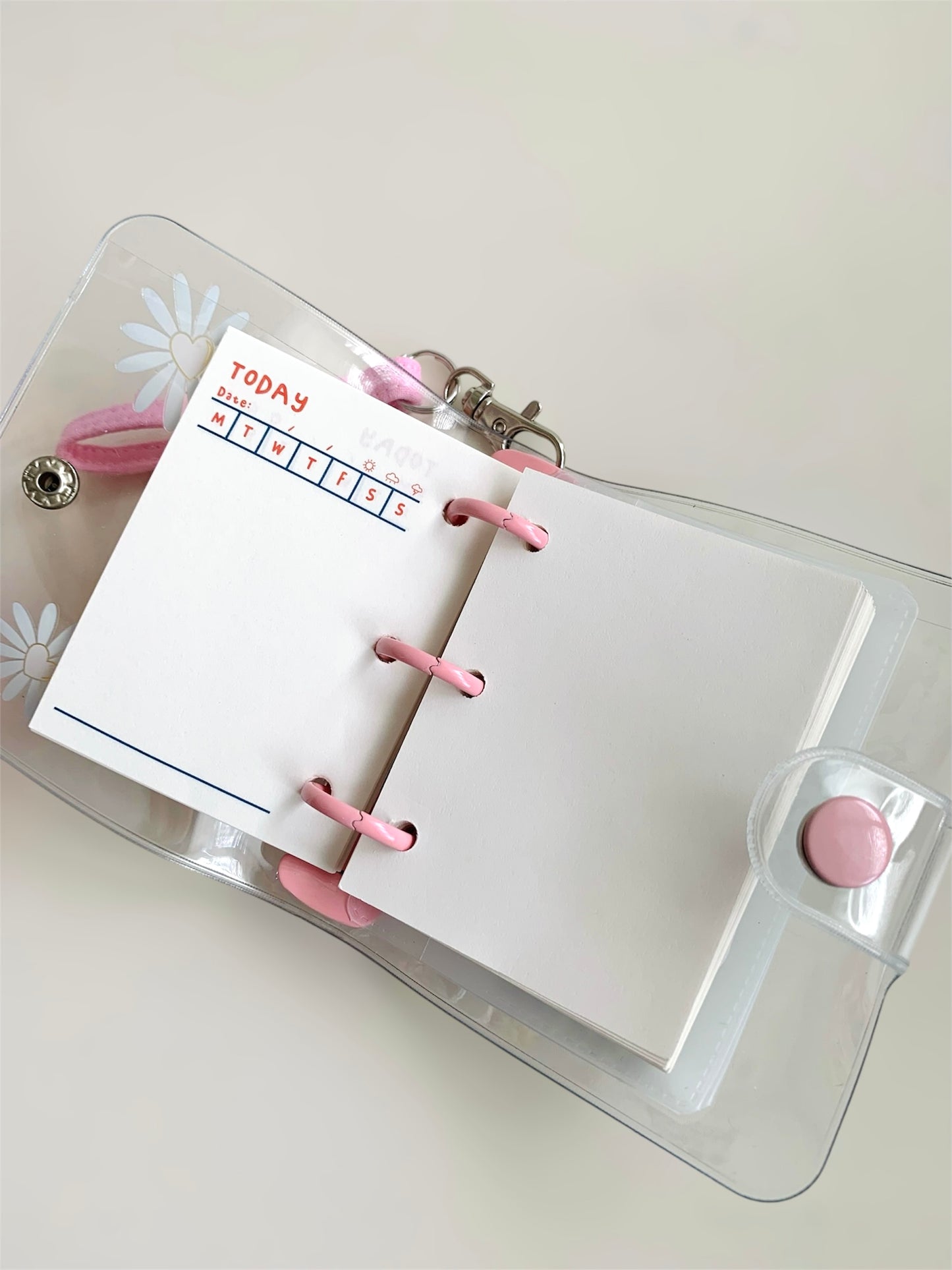 Daisy Pink Mini Notebook