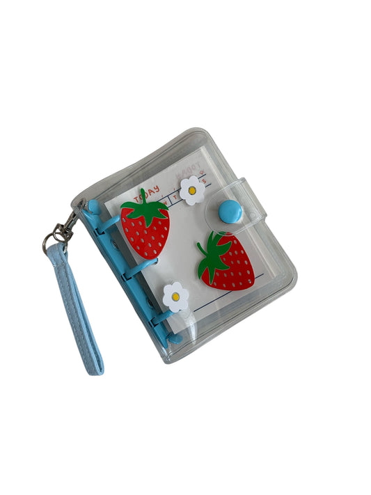 Strawberry Blue Mini Notebook