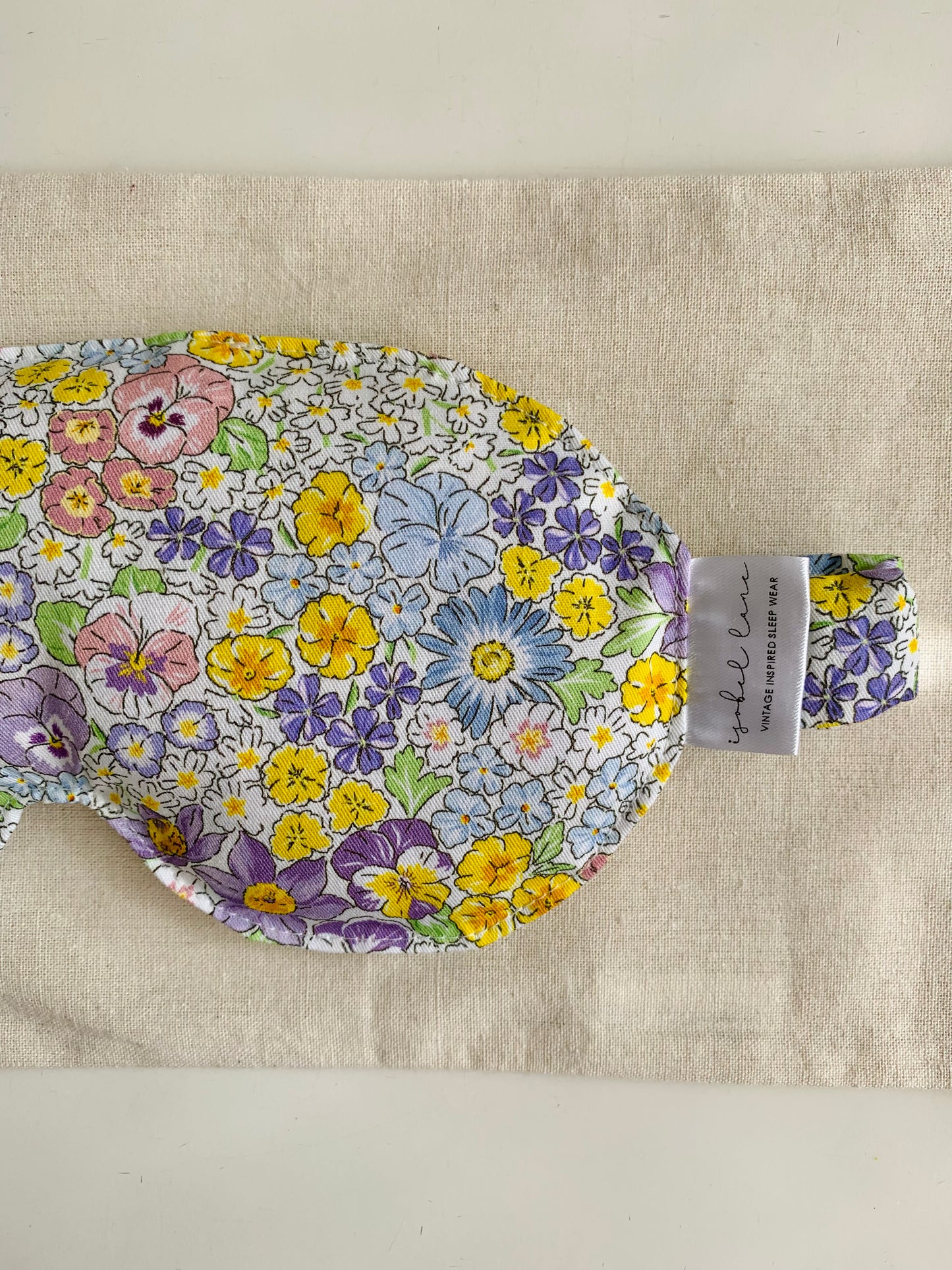 Floral Bouquet Wheat And Lavender Cotton Eye Pillow