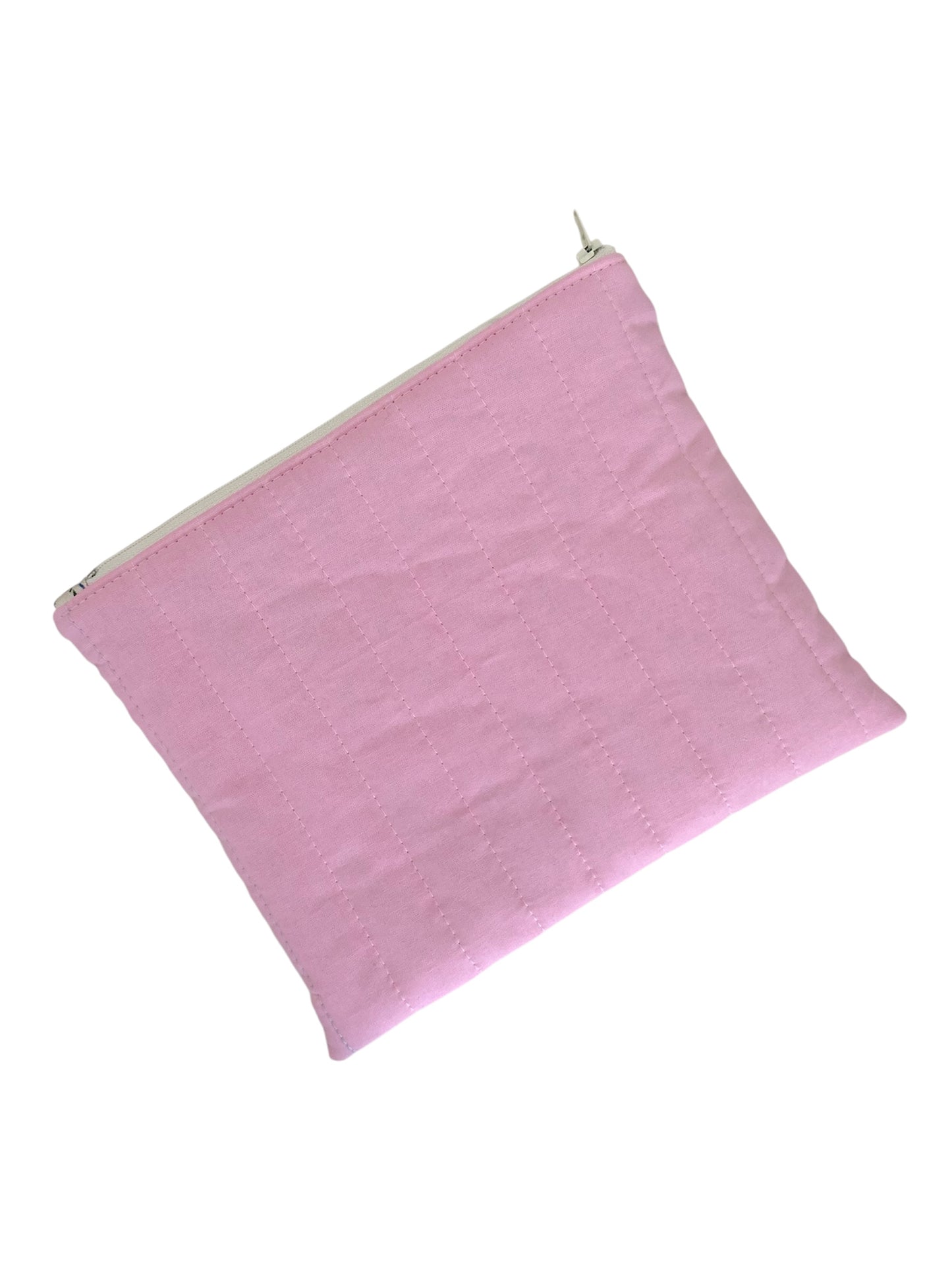 Cat Kitty Quilted Travel Pouch