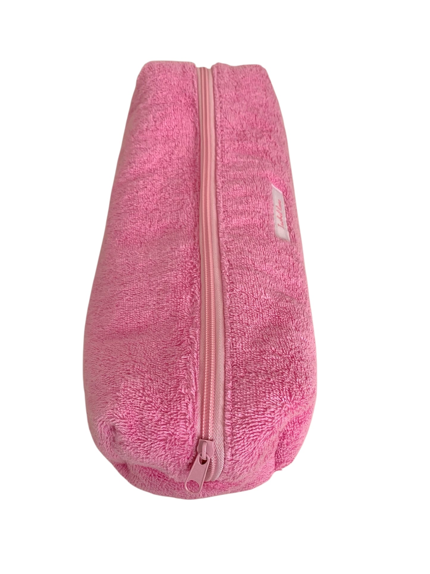 Pink Terry Towelling Hair Tools Bag