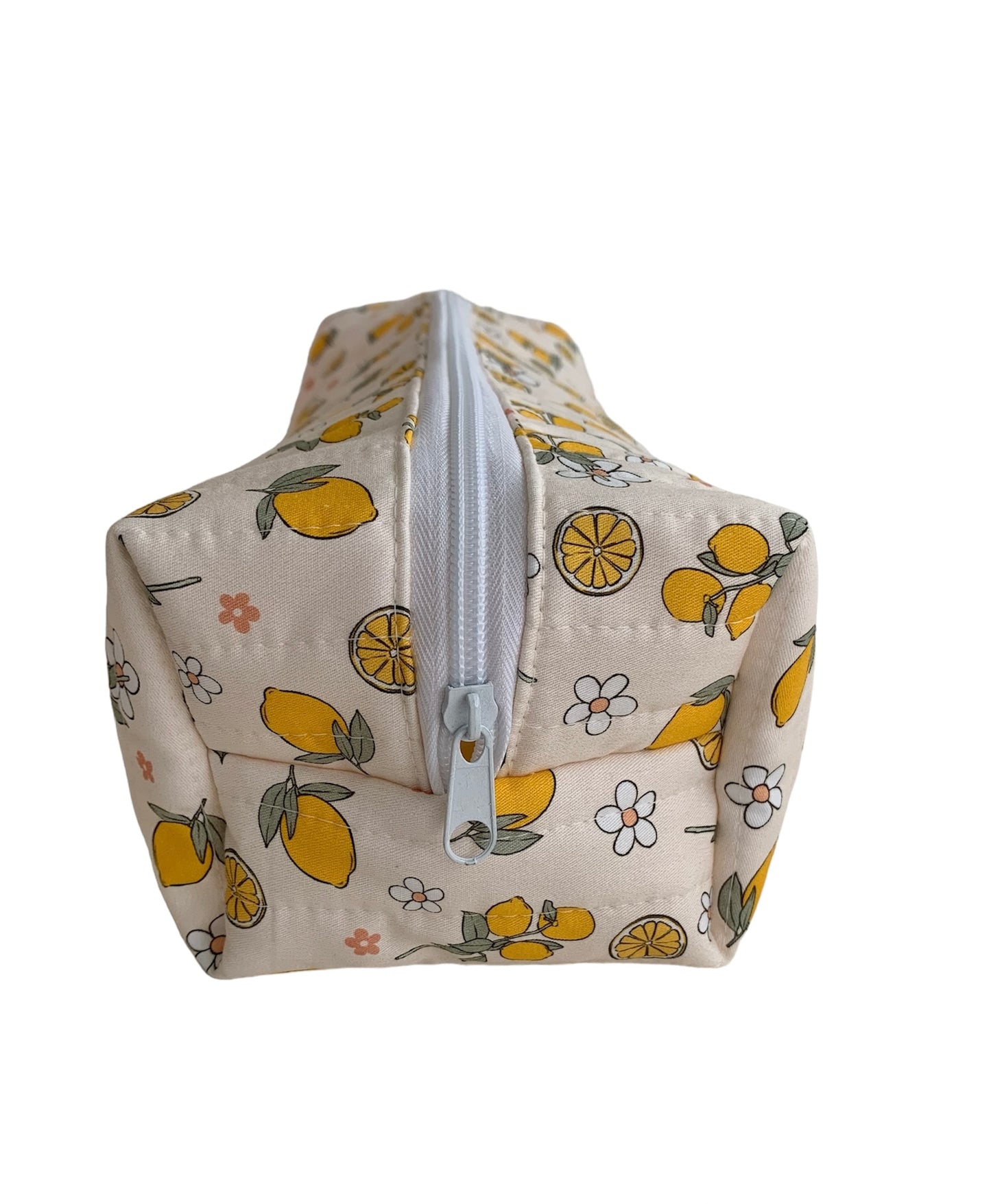 Lemon Print Hair Tools Bag