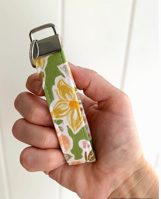 Mini Green Flower Key Chain