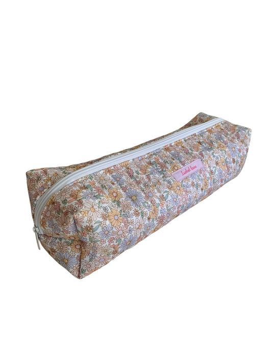 Spring Pastel Floral Hair Tools Bag