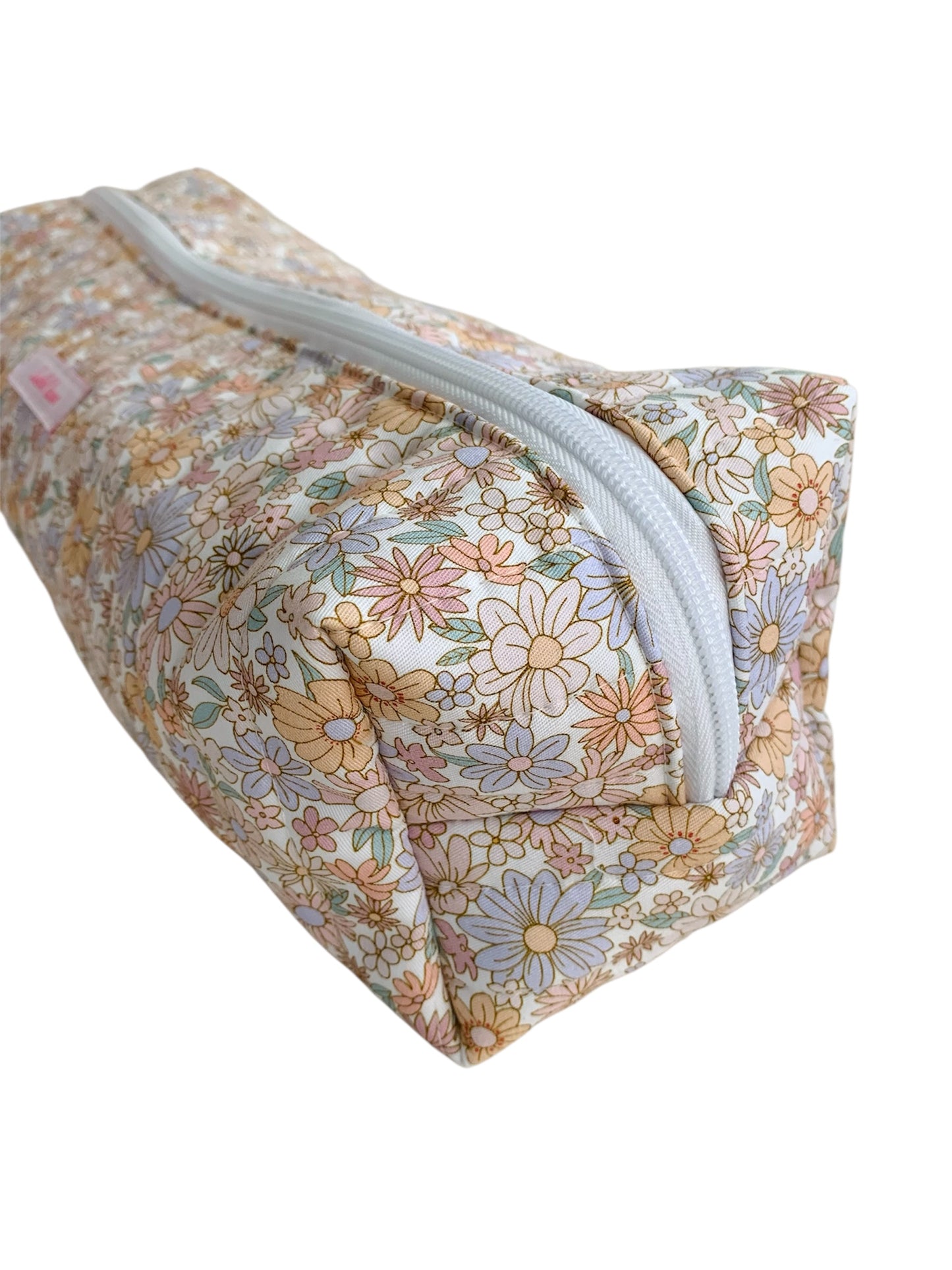 Spring Pastel Floral Hair Tools Bag