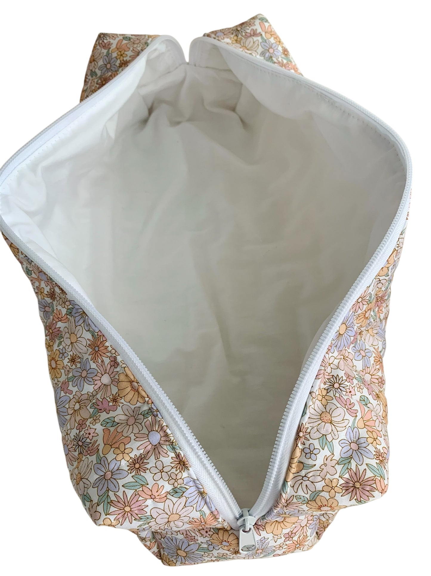 Spring Pastel Floral Hair Tools Bag