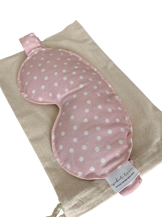Pink Spot Wheat And Lavender Cotton Eye Pillow