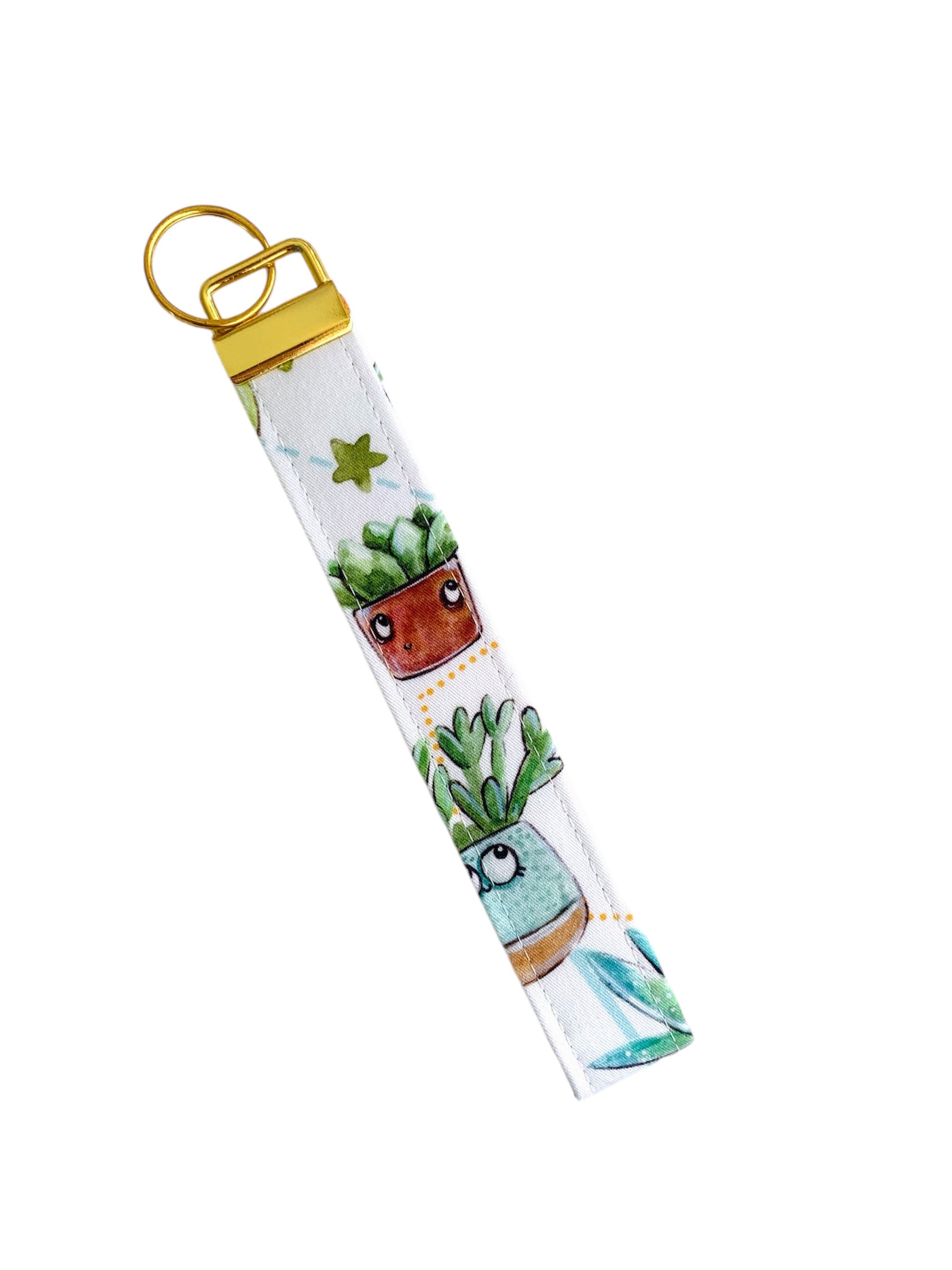Succulent cactus key chain – Isobel Lane