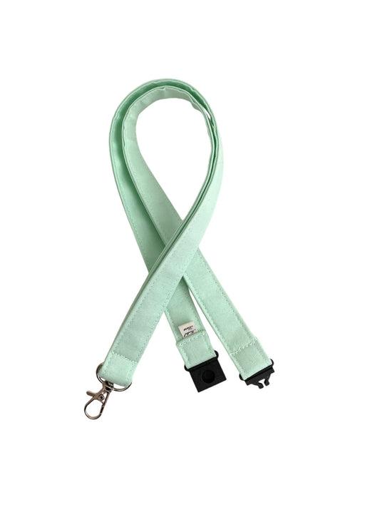 Mint Green Cotton Breakaway Lanyard