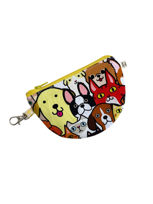 Dog Cat Coin Purse Zipper Pouch