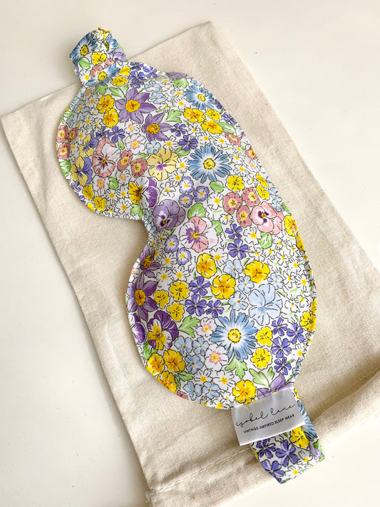 Floral Bouquet Wheat And Lavender Cotton Eye Pillow