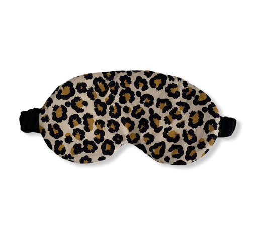 Leopard Print Cotton Sleep Eye Mask