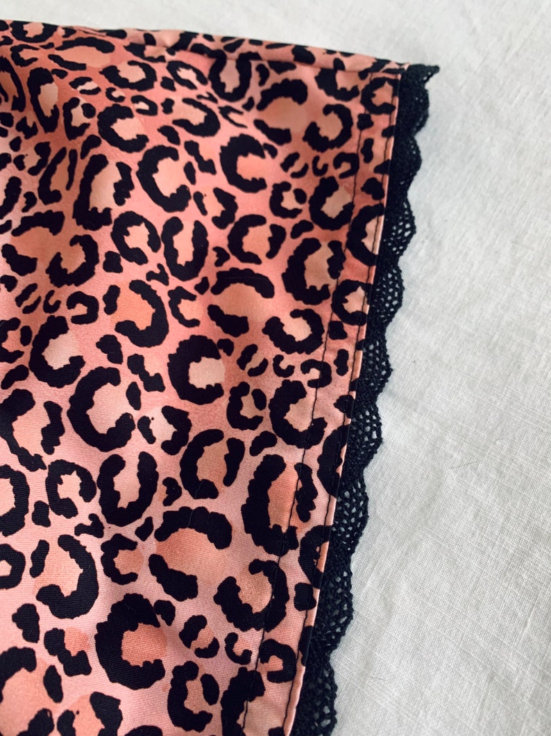 Womens Leopard Print Cotton Pyjama Shorts