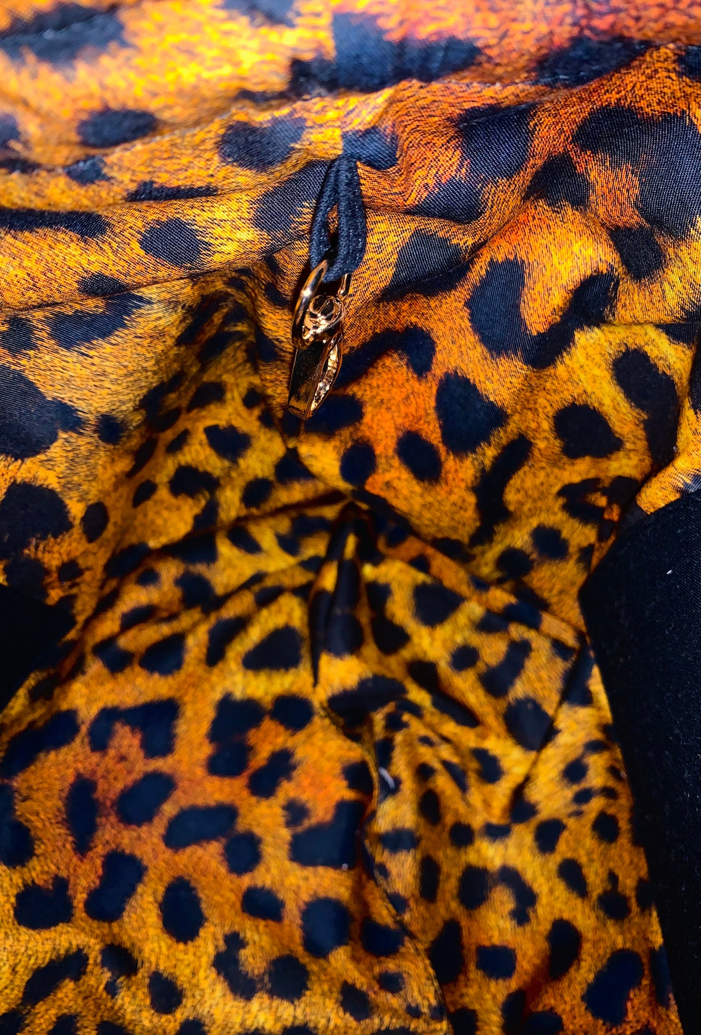 Leopard Print Cotton Canvas Tote Bag